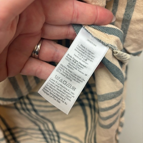 MADEWELL Oversized Ex-Boyfriend Swing Shirt in Windowpane - Picture 9 of 11